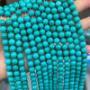 Green Turquoise Beads 4mm 6mm 8mm 10mm 12mm 15''