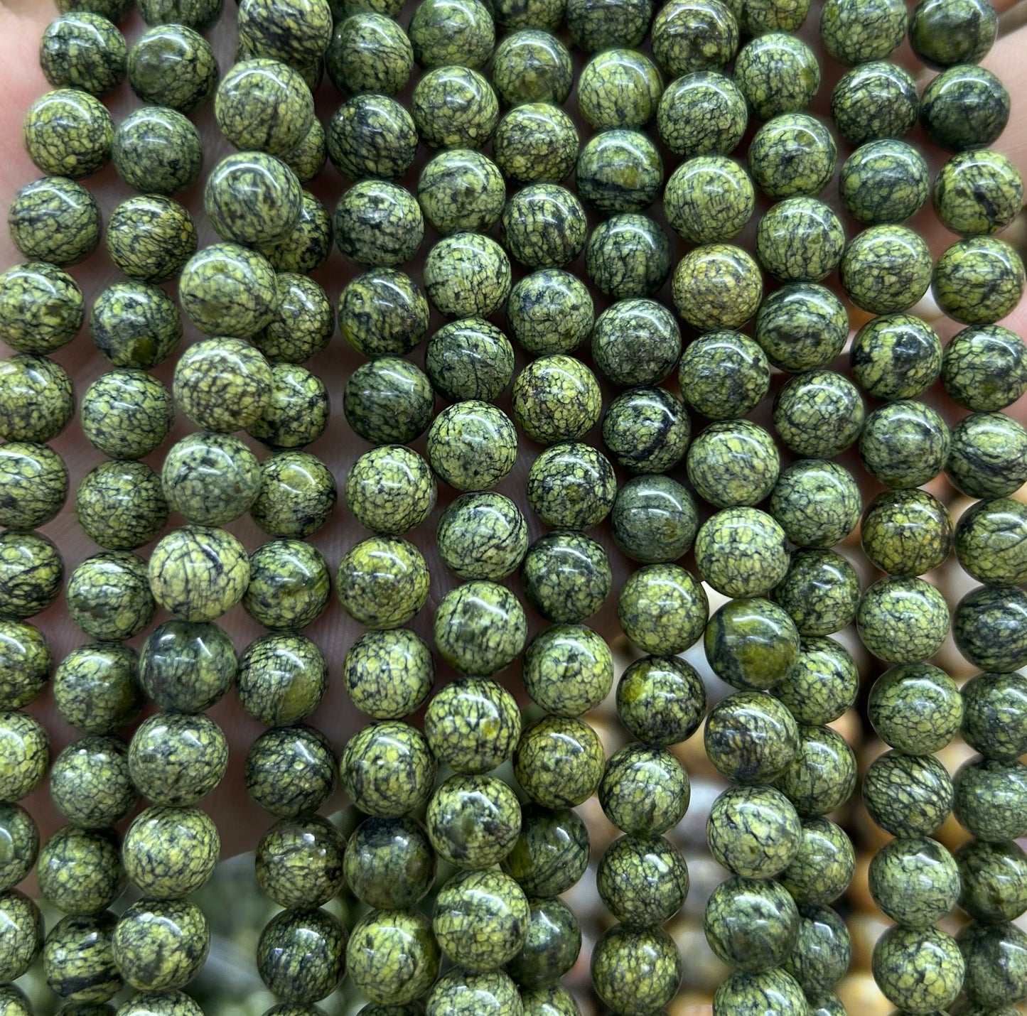 Serpentine Beads 8mm 10mm 15''