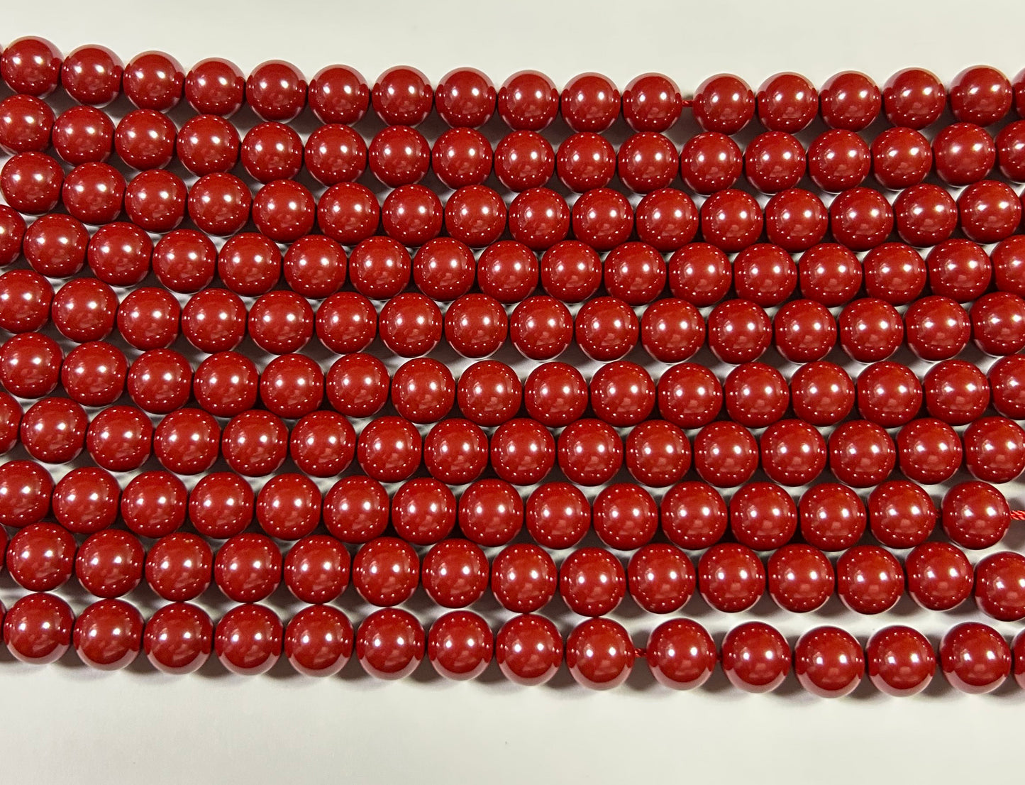 Cinnabar Beads 6mm 8mm 10mm 12mm 15''