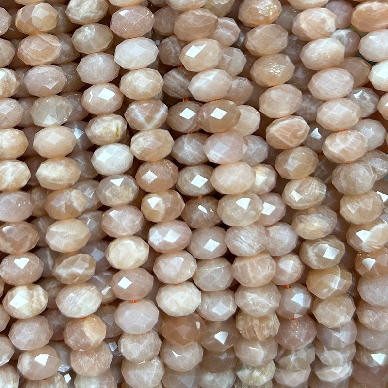 Gule Tigerøje Rondelleperler Naturlige ædelstensperler 4x6mm 5x8mm 15''