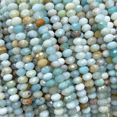 Perles rondelles en œil de tigre jaune, pierres précieuses naturelles, 4 x 6 mm, 5 x 8 mm, 38 cm