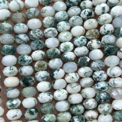 Perles rondelles en œil de tigre jaune, pierres précieuses naturelles, 4 x 6 mm, 5 x 8 mm, 38 cm