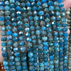 Apatite Rondelle Faceted Beads 6-8mm 9-10mm 15''