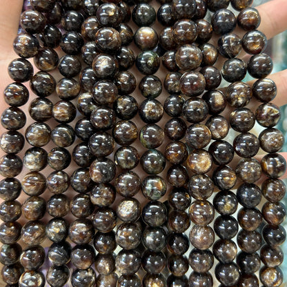 Genuine Biotite Beads Top quality 10mm 15''