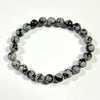 Snowflake Obsidian Bracelet 8''