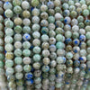 Chrysocolla Azurite In Quartz Beads 15''