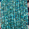 AAA Genuine Turquoise Cube Faceted Beads 3mm 15''
