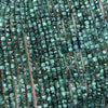 Seraphinite Cube Faceted Beads 3mm 15''