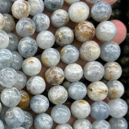 Celestite Crystal Stone Beads 6mm 8mm 10mm 15''