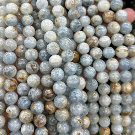 Celestite Crystal Stone Beads 6mm 8mm 10mm 15''