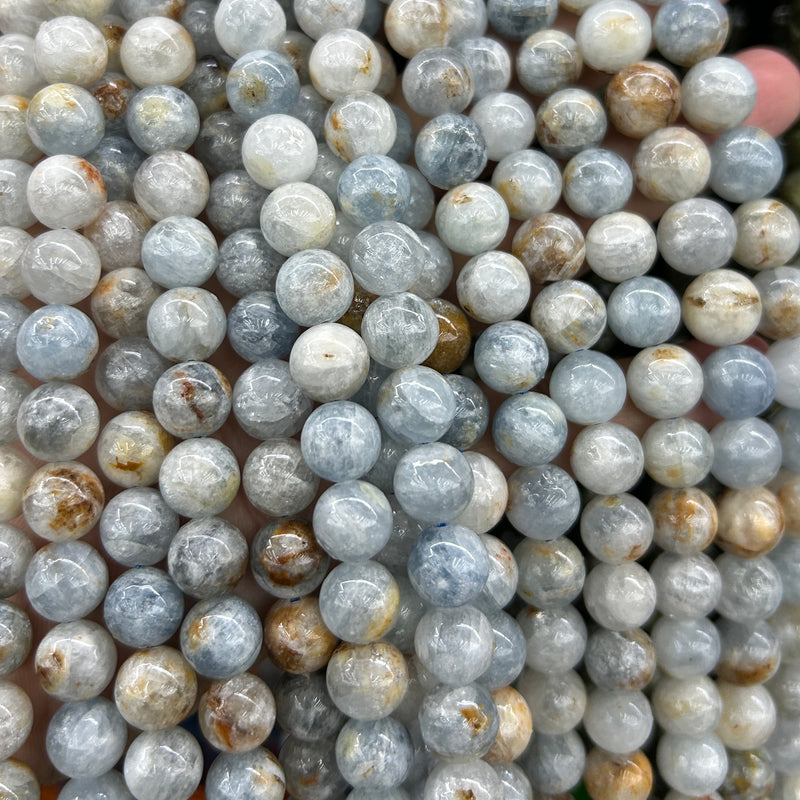 Celestite Crystal Stone Beads 6mm 8mm 10mm 15''