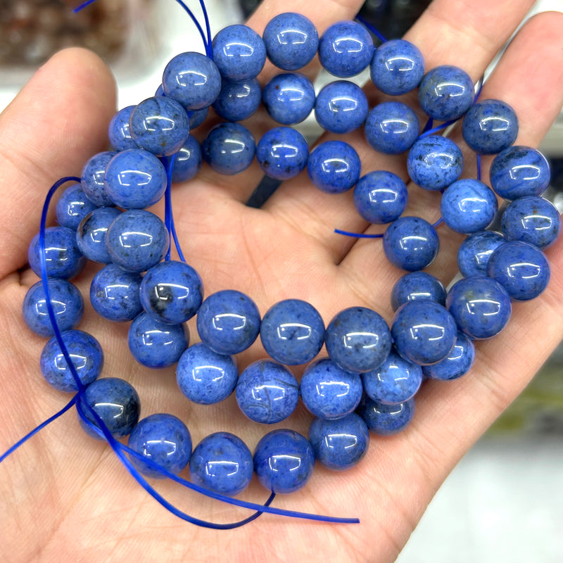 AA Blue Dumortierite Bracelet 10mm 7.5''