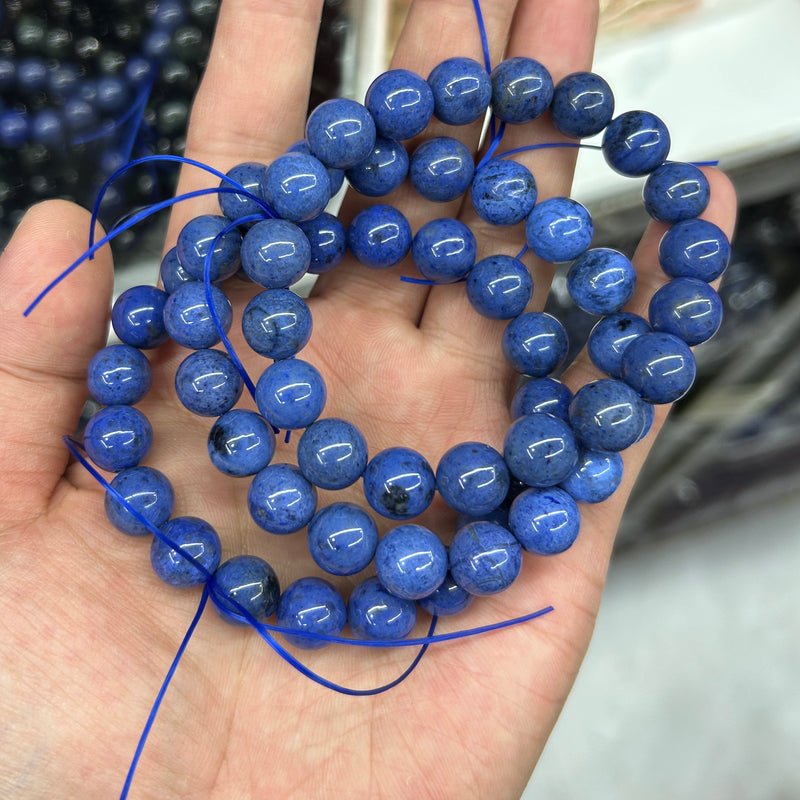 AA Blue Dumortierite Bracelet 10mm 7.5''