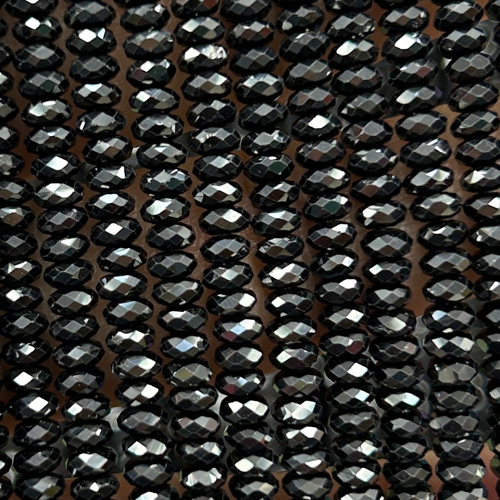 Spinel Rondelle Faceted Beads 15''