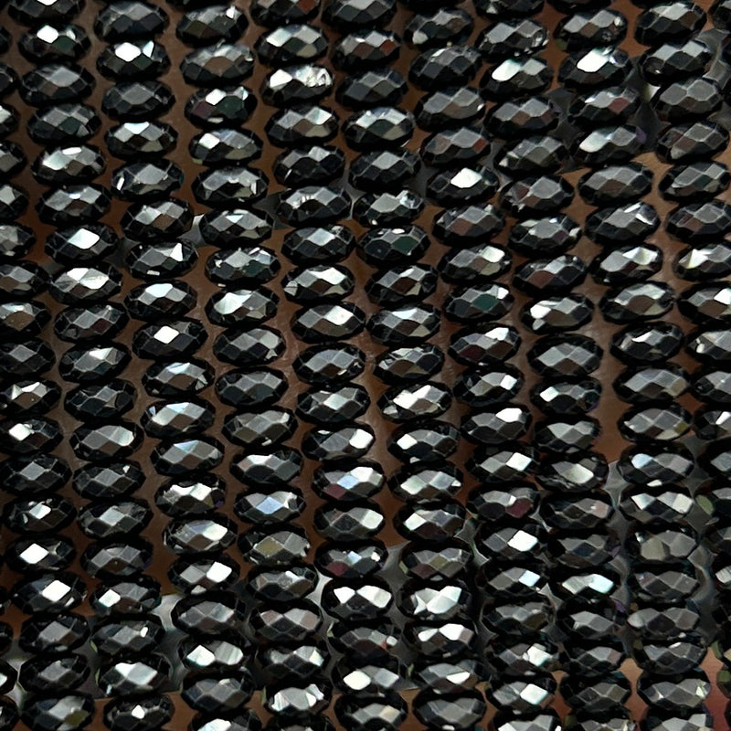 Spinel Rondelle Faceted Beads 15''
