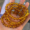 Baltic Amber Bracelet 7''