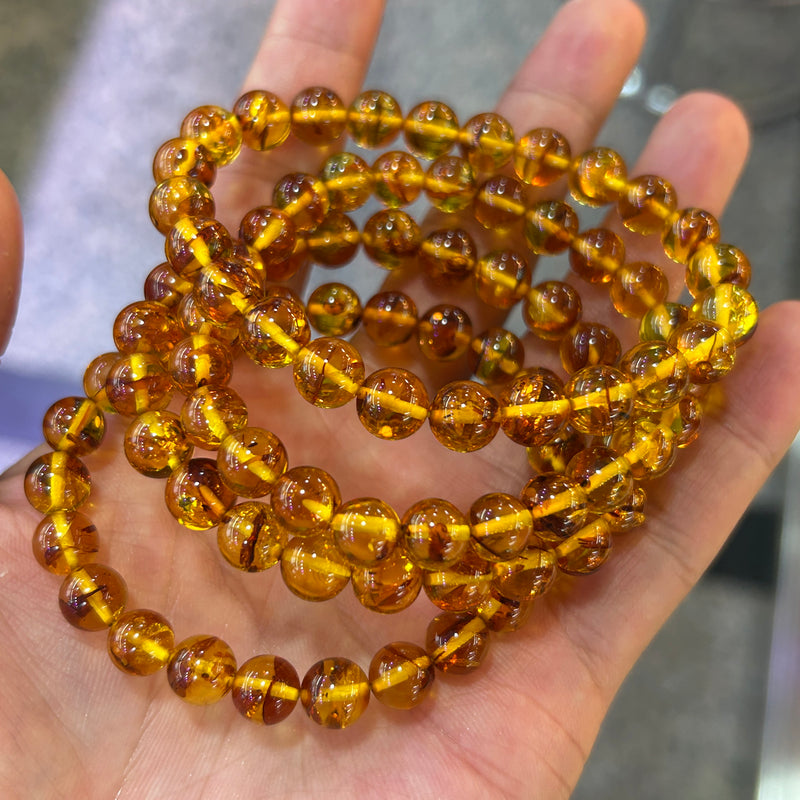 Baltic Amber Bracelet 7''