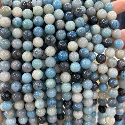 Blue Trolleite Beads 15''
