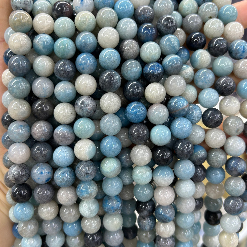Blue Trolleite Beads 15''