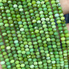 Canadian Jade Rondelle Faceted Beads 3x4mm 15''