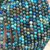 Chrysocolla Faceted Beads 6mm 15''
