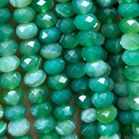 Perles rondelles en œil de tigre jaune, pierres précieuses naturelles, 4 x 6 mm, 5 x 8 mm, 38 cm