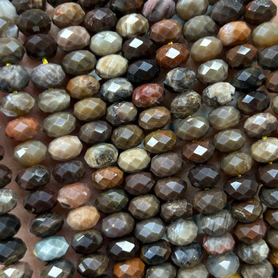 Perles rondelles en œil de tigre jaune, pierres précieuses naturelles, 4 x 6 mm, 5 x 8 mm, 38 cm