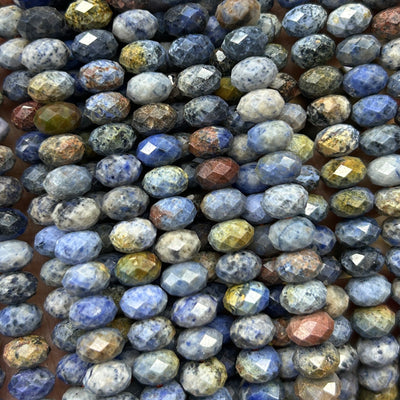 Perles rondelles en œil de tigre jaune, pierres précieuses naturelles, 4 x 6 mm, 5 x 8 mm, 38 cm