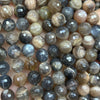 Gray Sunstone Faceted Beads 6mm 8mm 10mm 15''