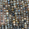 Gray Sunstone Faceted Beads 6mm 8mm 10mm 15''