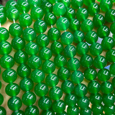 Blå stribet agat, naturlig ædelsten, rund sten 4mm 6mm 8mm 10mm 12mm 15''