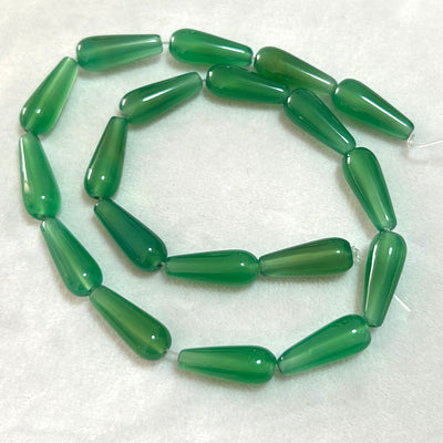 Perles à facettes en agate verte 4 mm 15''