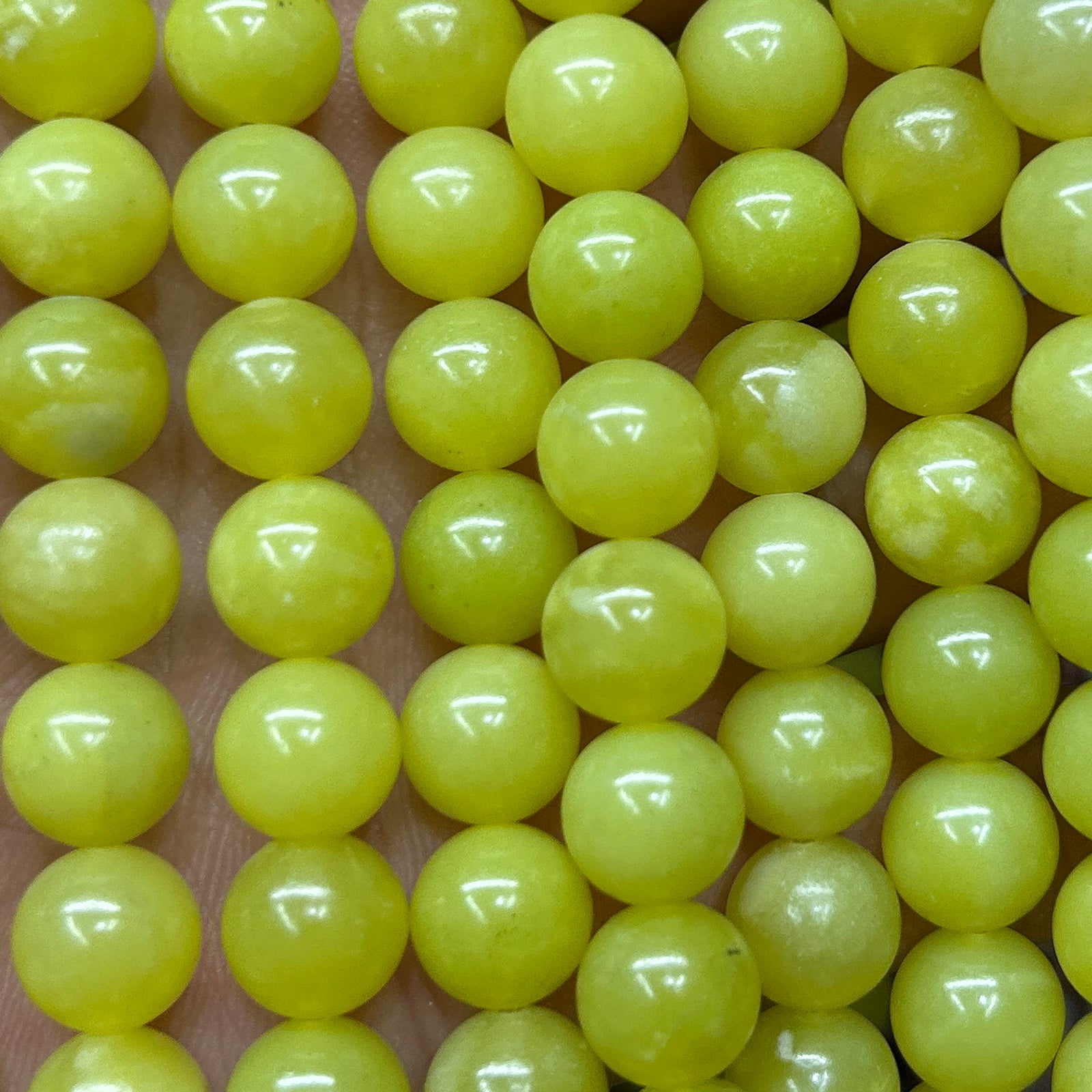 Lemon Jade Beads 6mm 8mm 10mm 15''