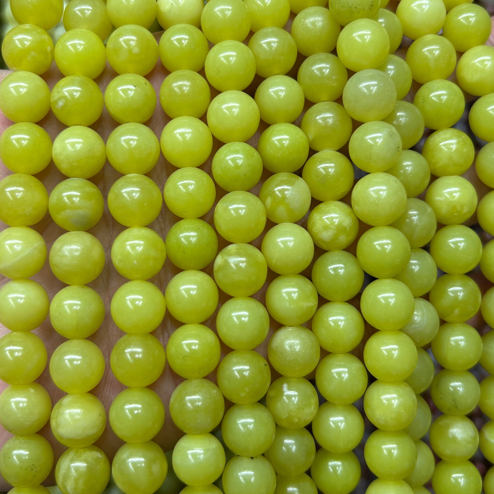 Lemon Jade Beads 6mm 8mm 10mm 15''