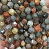 Ocean Jasper Nugget Faceted Beads 6mm 8mm 10mm 15''