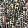 Ocean Jasper Nugget Faceted Beads 6mm 8mm 10mm 15''