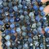 Dumortierit Nugget Facetperler 6mm 8mm 10mm 15''