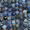 Dumortierit Nugget Facetperler 6mm 8mm 10mm 15''