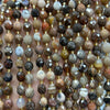 Petrified Wood Jasper Olive Faceted Beads 15''
