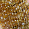 Citrine Olive Faceted Beads 15''