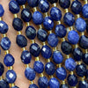 Sodalite Olive Faceted Beads 15''