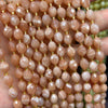 Sunstone Olive Faceted Beads 15''