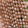 Sunstone Olive Faceted Beads 15''