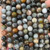 Mixed Hawk Eye Beads 6mm 8mm 10mm 15''