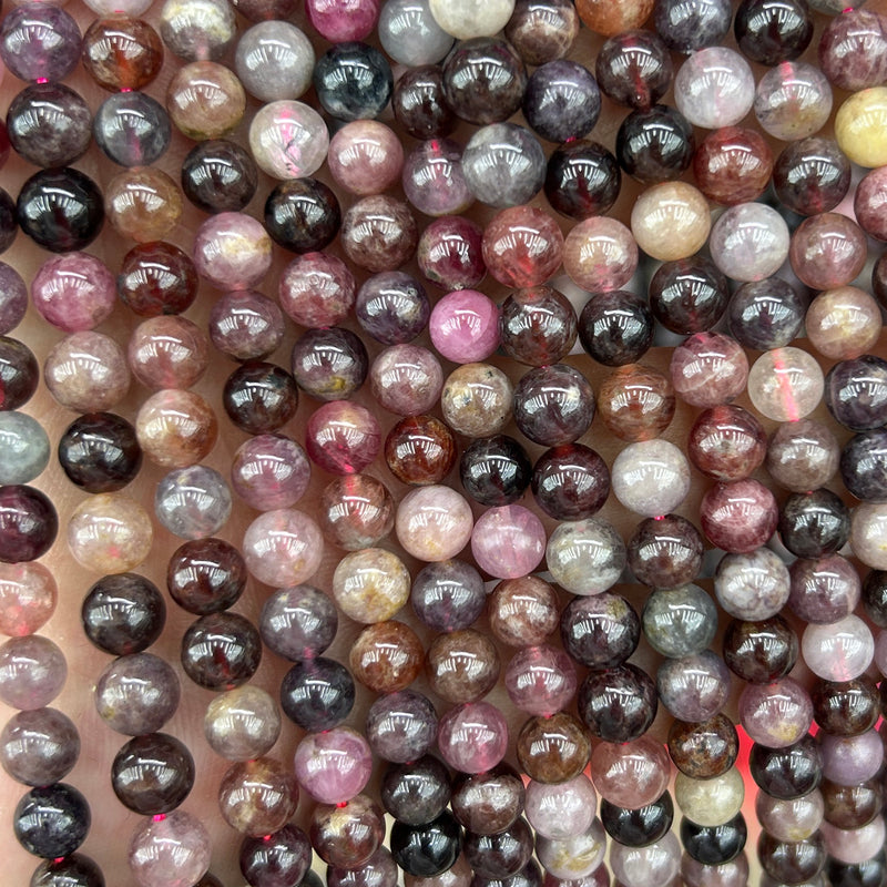 Rainbow Spinel Beads 4mm 6mm 15''
