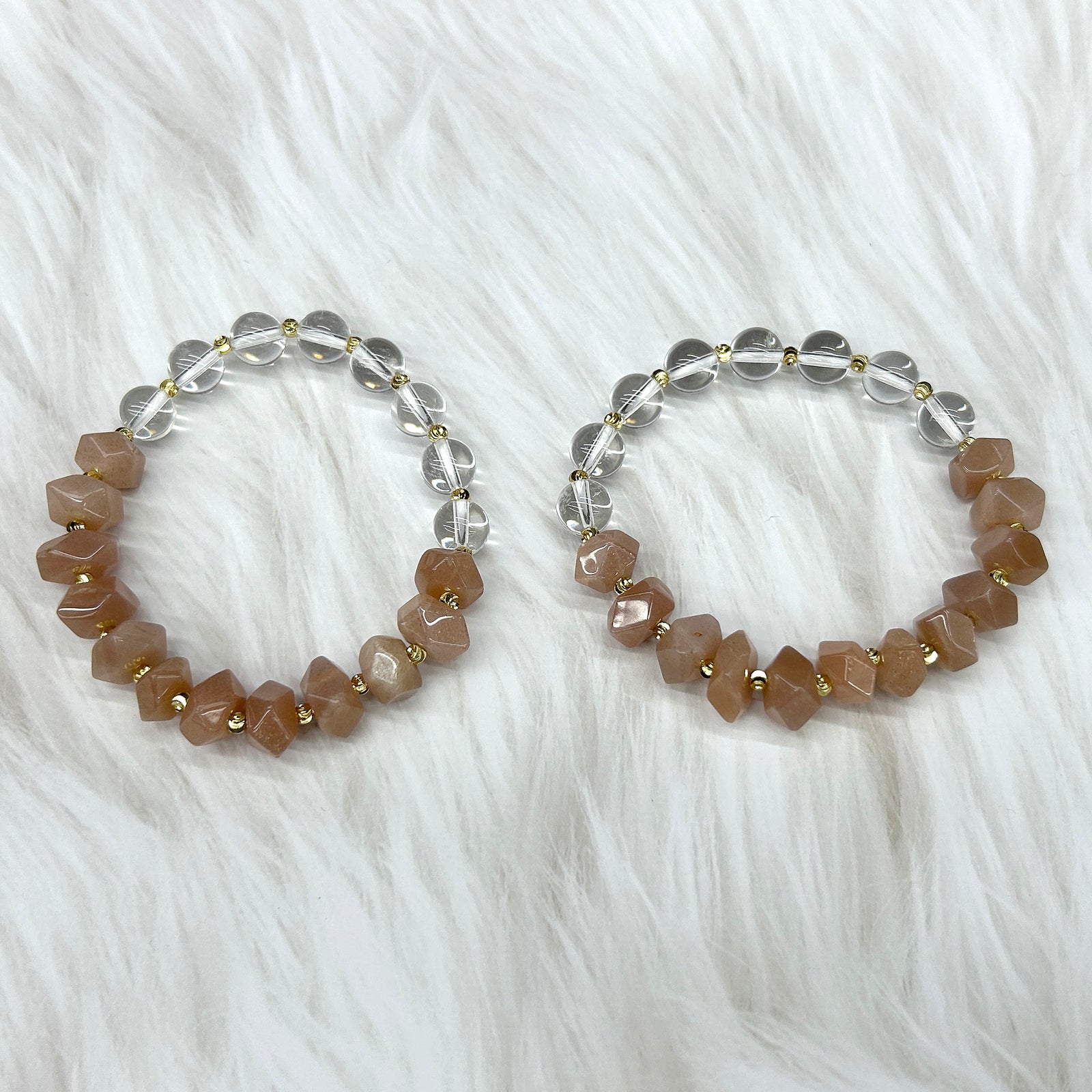 Mix Sunstone Crystal Bracelet 7.5''