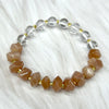 Mix Sunstone Crystal Bracelet 7.5''