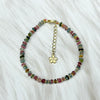 Rainbow Tourmaline Chips Bracelet 7.5''