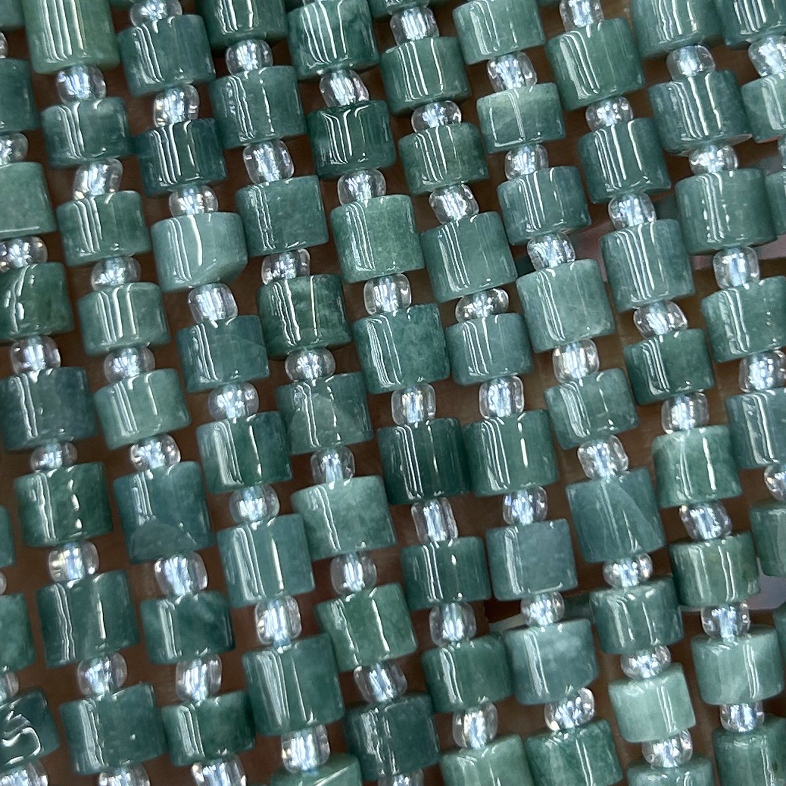 Blå turkise stenperler 4 mm 6 mm 8 mm 10 mm 12 mm 15''