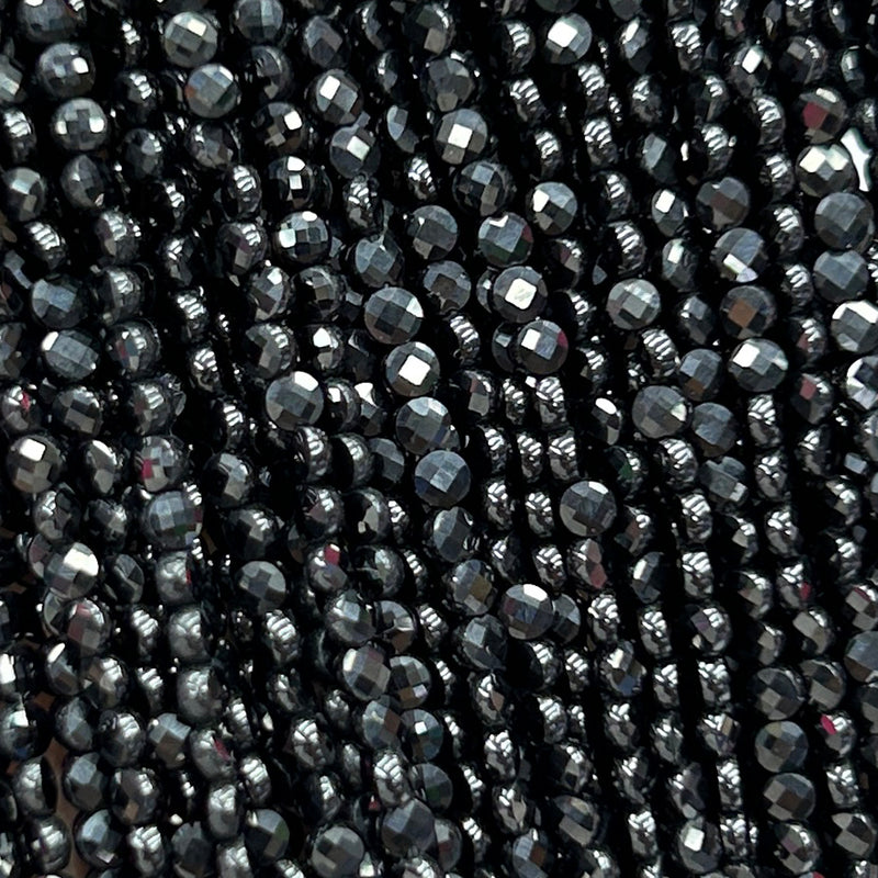 Spinel Coin Faceted Beads 2.5mm 15''